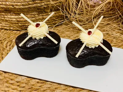 Bitter Frambuazlı Mini Kek